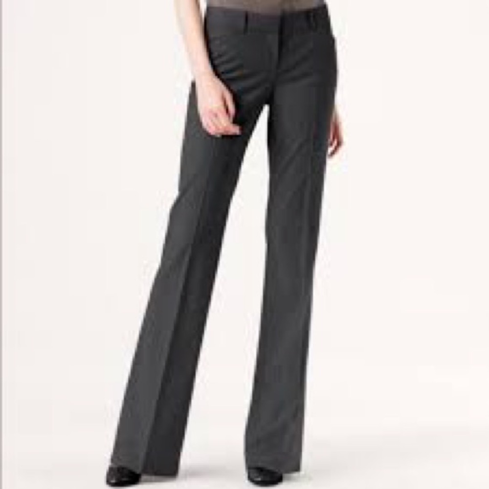 Theory Max C Pants, Gray, Size 2